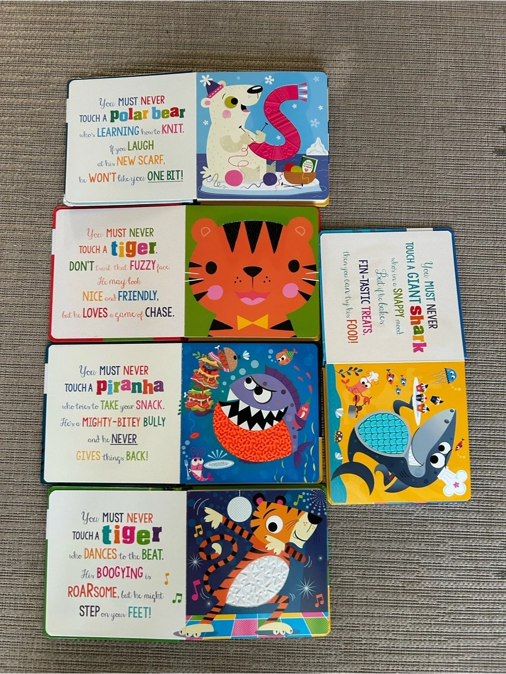 Never Touch a ….. Board Books